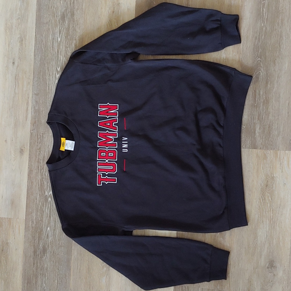 Philadelphia Print Works Tubman University Graphic Sweatshirt Size L